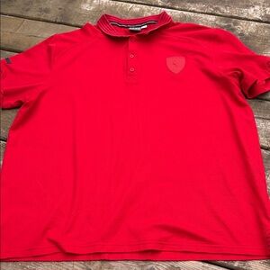 Puma F1 Ferrari Red Polo Shirt size XL